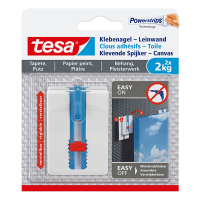 Tesa adhesive nail canvas for sensitive surfaces, 2kg (2-pack) 202377