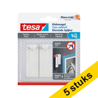 Tesa adhesive nail for sensitive surfaces, 1kg (5 x 2-pack) 203342
