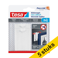 Tesa adhesive nail for sensitive surfaces, 2kg (5 x 2-pack)