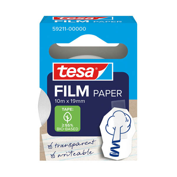 Tesa adhesive paper tape, 19mm x 10m 202411 - 1