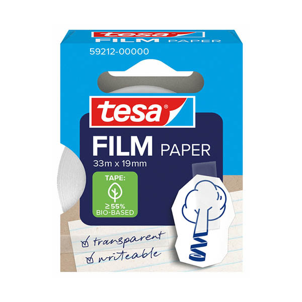 Tesa adhesive paper tape, 19mm x 33m 202412 - 1