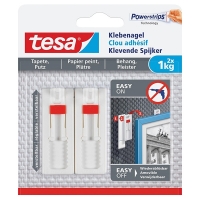 Tesa adjustable adhesive nail for sensitive surfaces, 1kg (2-pack) 77774-00000-00 202303