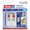 Tesa adjustable adhesive screw for tiles and metal, 3 kg (2 screws)