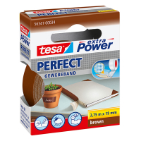 Tesa brown cloth tape, 19mm x 2.75m 56341-00034-03 202374