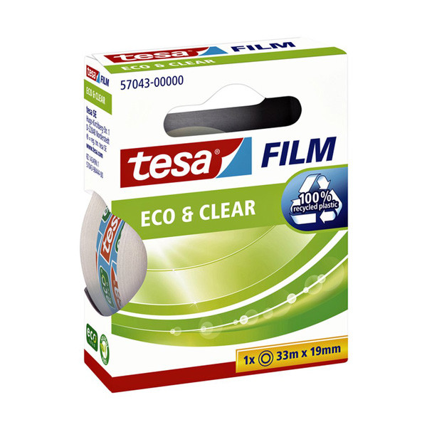 Tesa clear eco tape, 19mm x 33m 57043 202369 - 1