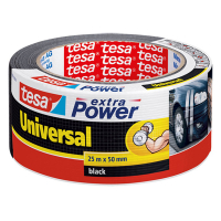 Tesa extra Power Universal black duct tape, 50mm x 25m (1 rol) 56388-00001-07 202381