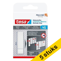 Tesa refill pack adhesive strips for sensitive surfaces, 1kg (5 x 6-pack) 203349