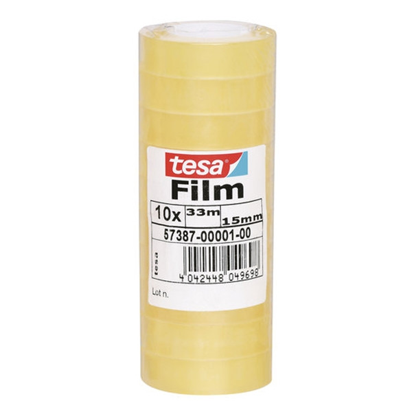 Tesa standard tape, 15mm x 33m (10-pack) 57387-00001-00 57387-00001-01 202293 - 1