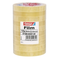 Tesa standard tape, 15mm x 66m (10-pack) 202294