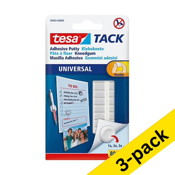 Tesa tack adhesive (3 x 80-pack) 203372 - 1