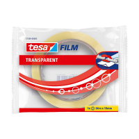 Tesa transparent tape, 19mm x 66m 57369 202368