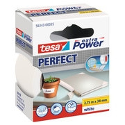 Tesa white cloth tape, 19mm x 2.75m 56341-00028-03 202273 - 1