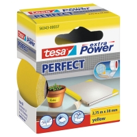 Tesa yellow cloth tape, 38mm x 2.75m 56343-00037-03 202282