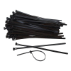 Tiewrap black resealable cable tie, 200mm x 4.8mm (100-pack) 990.495 399547 - 2
