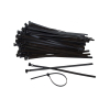 Tiewrap black resealable cable tie, 300mm x 7.6mm (100-pack) 990.423 399556 - 2