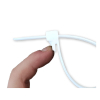 Tiewrap white resealable cable tie, 100mm x 7.6mm (100-pack) 991.021 399551 - 1