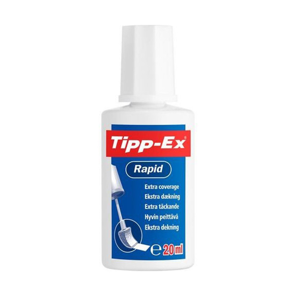 Tipp-Ex Tippex TX48004X white rapid fluid, 20ml 8859934 TX48004X 236700 - 1