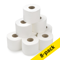 Toilet rolls (3-ply) for Tork T4 dispenser | 123ink | 8-pack