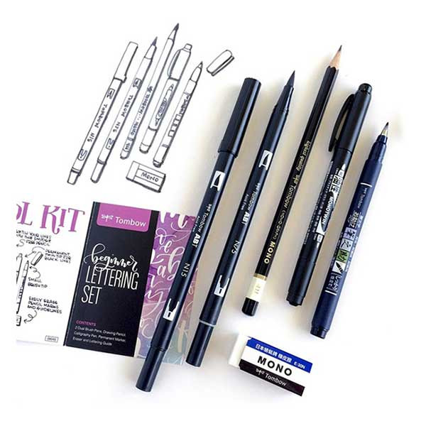 Tombow beginners hand lettering set 241526 - 1