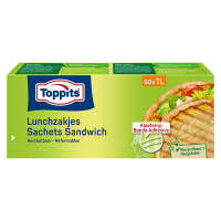 Toppits resealable sandwich bags, 1 litre (50-pack) 6682682 STO05008