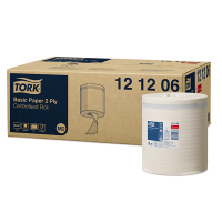 Tork Basic 2-ply cleaning paper suitable for Tork M2 dispenser (6-pack) 121206 STO00067