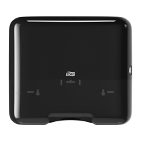 Tork H3 black dispenser for Z-fold/C-fold towels 553108 STO00220