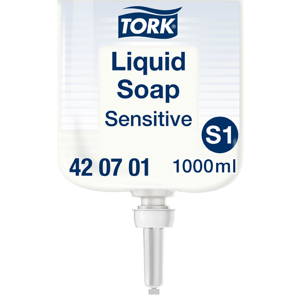 Hand soap refill 1 litre (for Tork S1) | Tork Sensitive STO00143 - 1