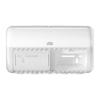 Toilet paper dispenser | Tork 557000 T4 traditional white STO00007