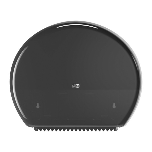Toilet paper dispenser | Tork Jumbo T1 black STO00221 - 1