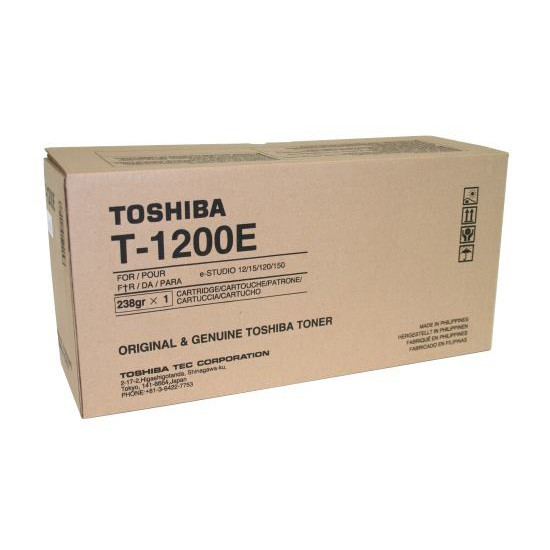 Toshiba T-1200E black toner (original Toshiba) 6B000000085 T-1200E 078500 - 1