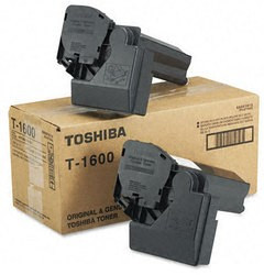 Toshiba T-1600E black toner 2-pack (original Toshiba) T1600E 078528 - 1