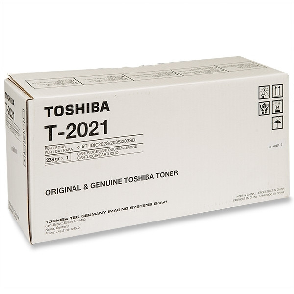 Toshiba T-2021 black toner (original) 6B000000192 078658 - 1