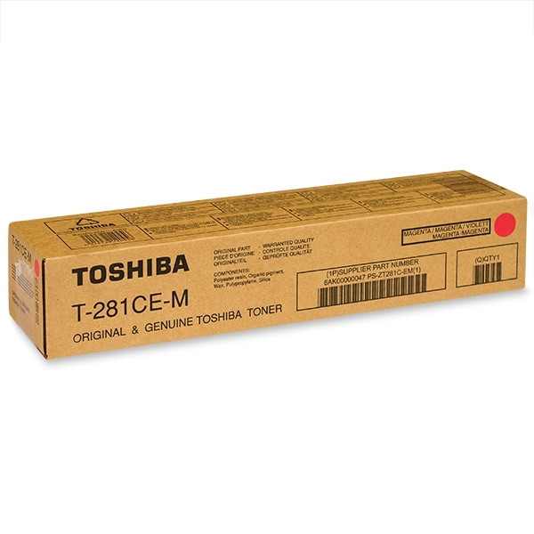 Toshiba T-281C-EM magenta toner (original Toshiba) 6AK00000047 078600 - 1
