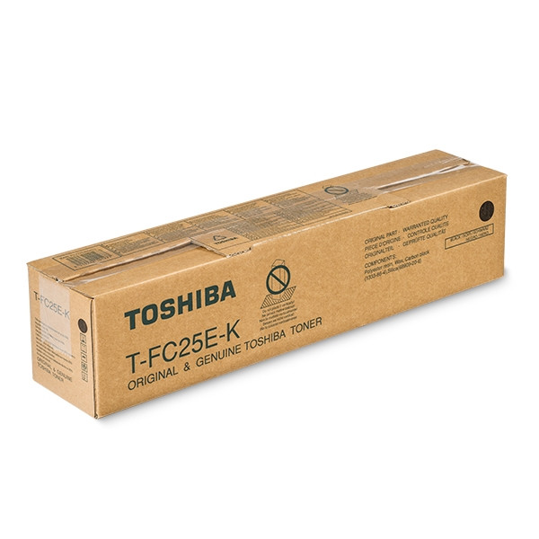 Toshiba T-FC25EK black toner (original) 6AJ00000075 6AJ00000273 078694 - 1