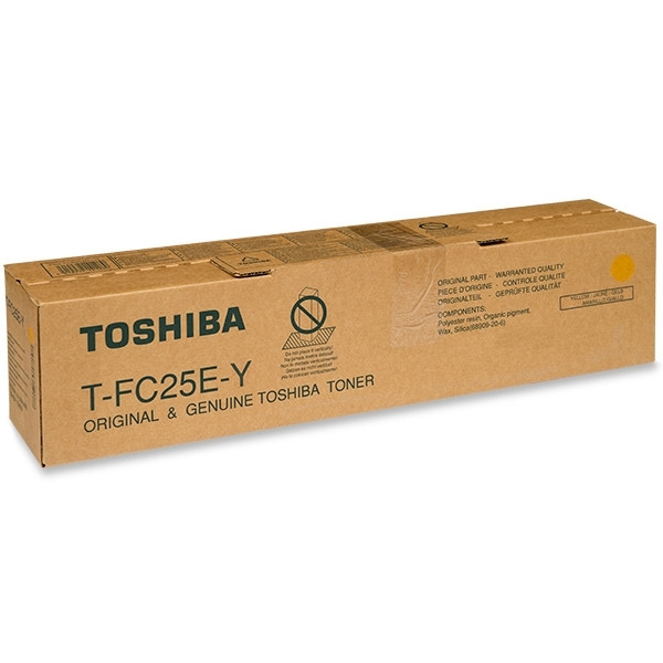 Toshiba T-FC25EY yellow toner (original) 6AJ00000081 078700 - 1