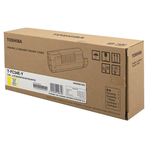 Toshiba T-FC34EY yellow toner (original Toshiba) 078912 - 1