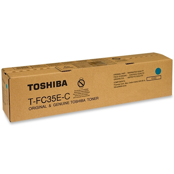 Toshiba T-FC35-C cyan toner (original Toshiba) 6AJ00000050 T-FC35-C 078554 - 1