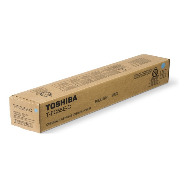 Toshiba T-FC55E-C cyan toner (original Toshiba) 078680 - 1