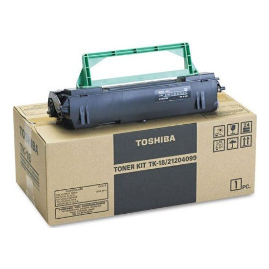 Toshiba TK-18 black toner (original) 21204099 6A000001590 078572 - 1