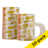 Transparent tape 15mm x 10m | 123ink | 10-pack 300423 - 1