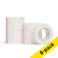 Transparent tape 19mm x 33m (matte) | 123ink | 8-pack
