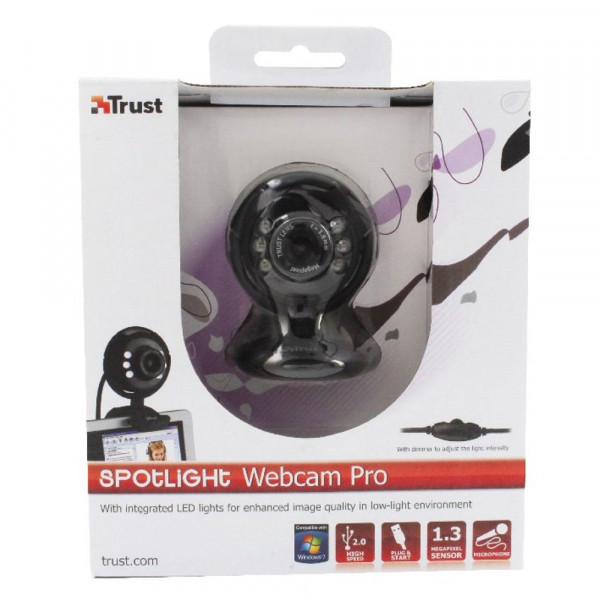Trust Spotlight webcam pro black 16428 404009 - 1