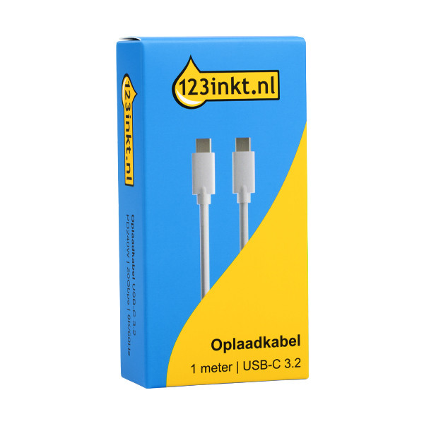 USB-C to USB-C iPhone charging cable (1m, USB 3.2) | 123ink 302269 - 2
