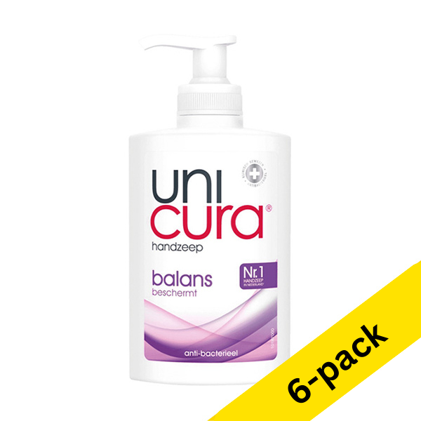 Hand soap 250ml | Unicura Balance | 6-pack SUN00030 - 1