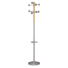 Unilux Accueil grey/beech coat rack (8 hooks) 100340704 237805