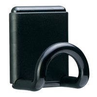 Unilux Fil black magnetic coat hook 100340762 237807
