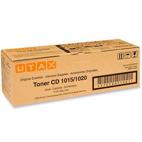 Utax 612010010 black toner (original Utax) 079504 - 1