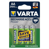 Varta Rechargeable AA Accu battery NiMH 2100 Mah | 4-pack 500673
