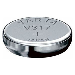 Varta V317 (SR516SW) silver oxide button cell battery V317 AVA00003 - 1