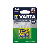 Varta rechargeable AAA Accu battery NiMH 800 Mah | 4-pack 500616